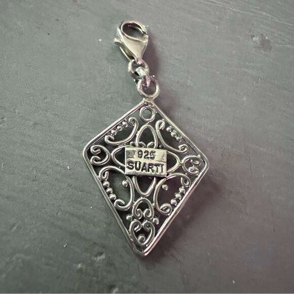 Suarti 925 Sterling Silver Charm for Bracelet or Necklace NEW - Picture 4 of 5